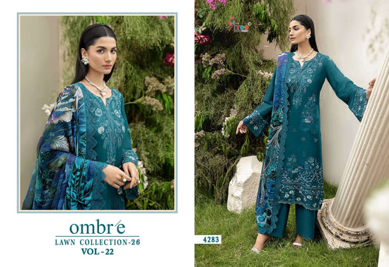 SHREE FAB OMBRE LAWN COLLECTION VOL - 22 Pakistani Suit - Amrah Wholesale