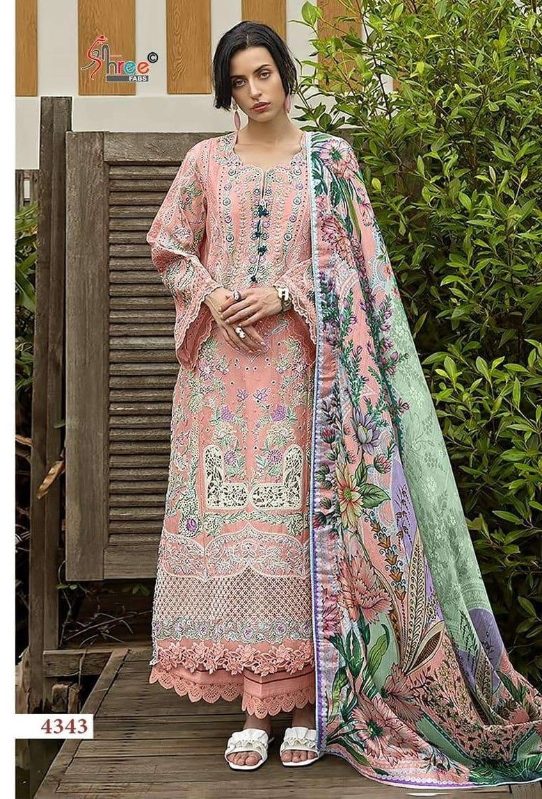 SHREE FAB OMBRE LAWN COLLECTION VOL - 23 Cotton Pakistani Suit - Amrah Wholesale