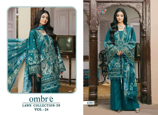 SHREE FAB OMBRE LAWN COLLECTION VOL-24 Cotton Printed Pakistani Suit