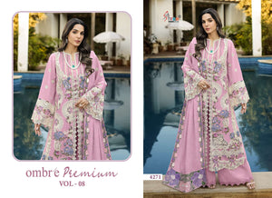 SHREE FAB OMBRE PREMIUM VOL-08 Cotton Pakistani Suit