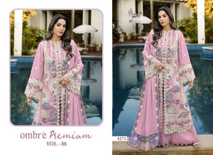 SHREE FAB OMBRE PREMIUM VOL - 08 Cotton Pakistani Suit - Amrah Wholesale