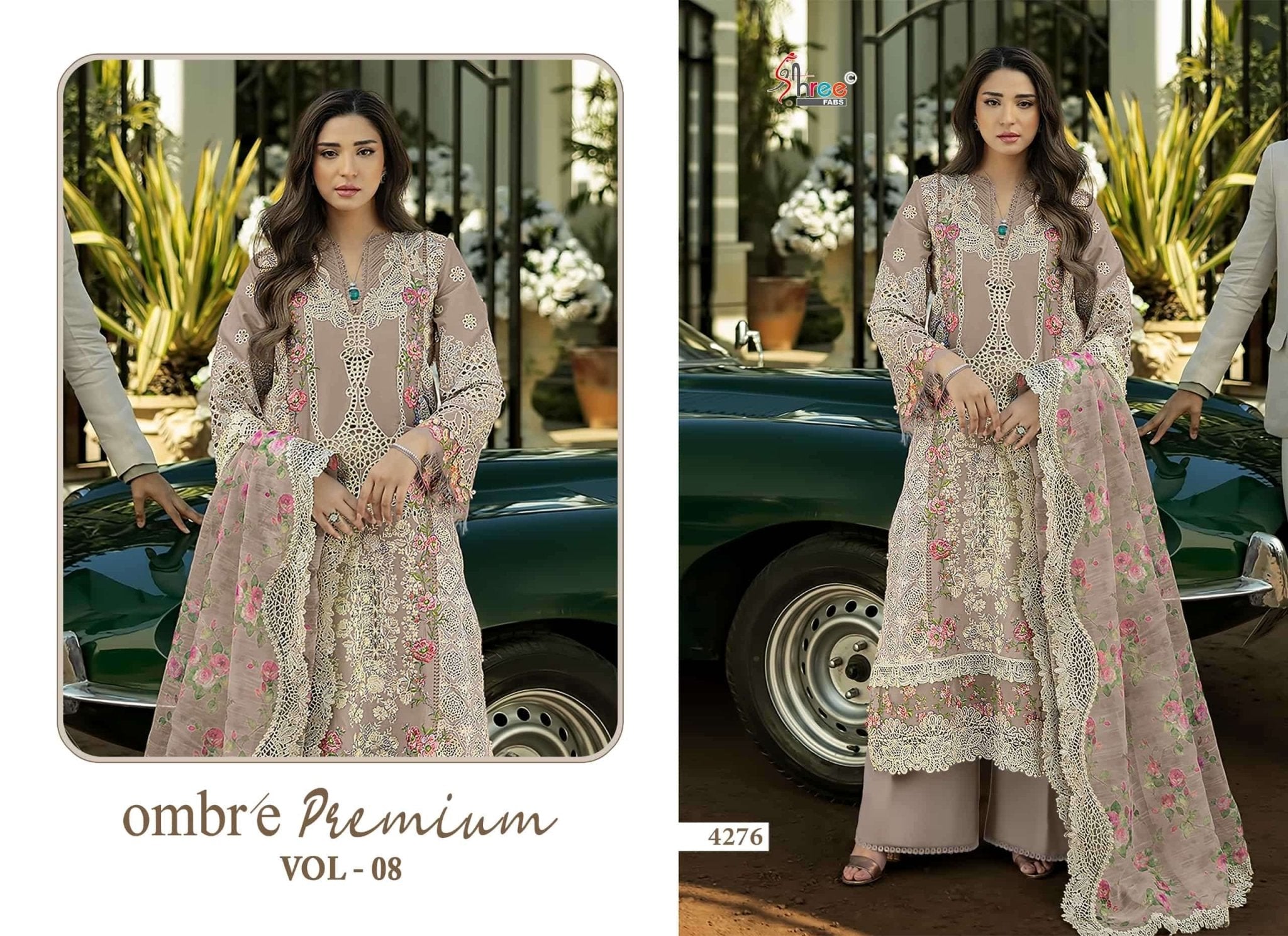 SHREE FAB OMBRE PREMIUM VOL - 08 Cotton Pakistani Suit - Amrah Wholesale