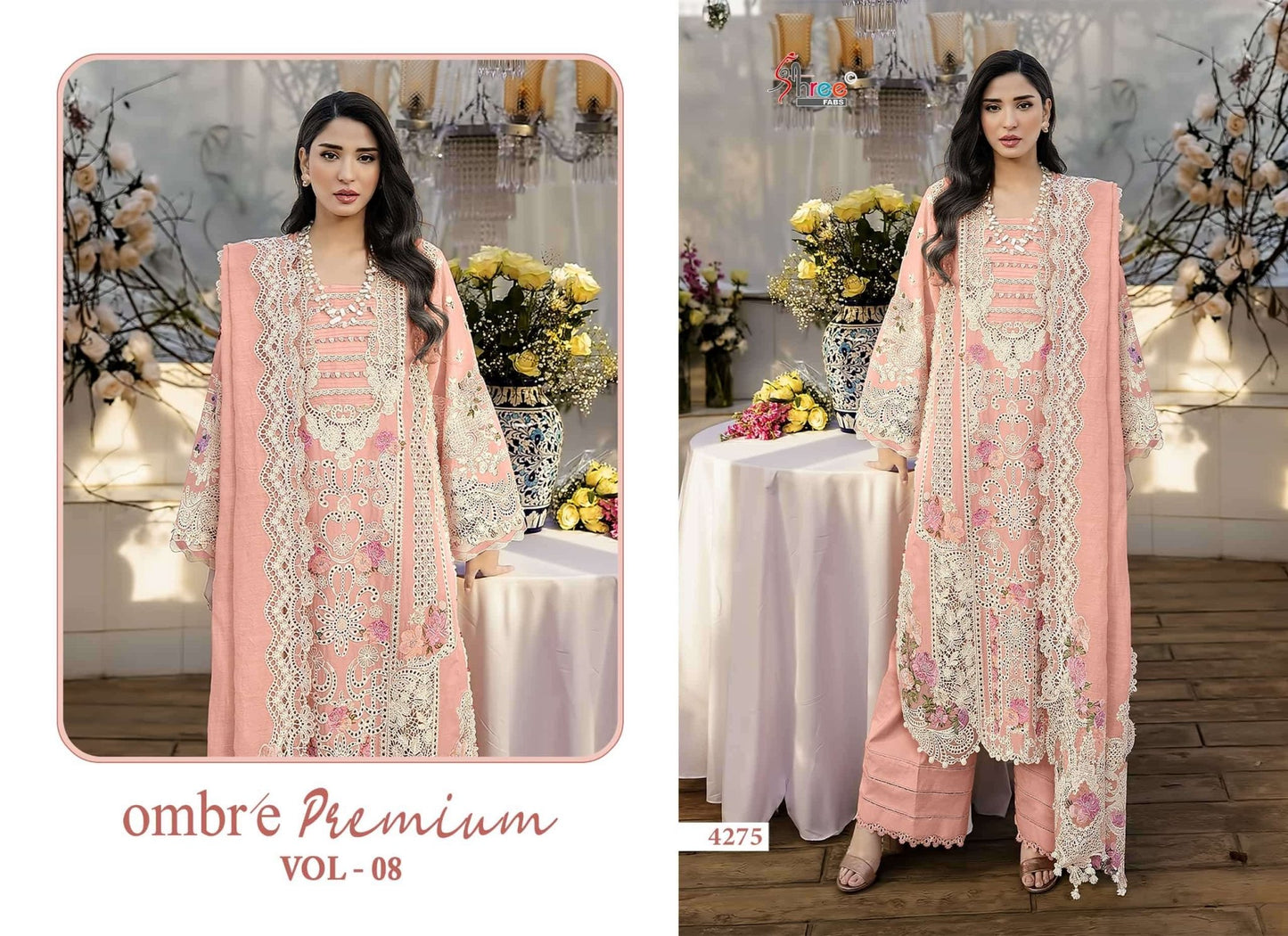 SHREE FAB OMBRE PREMIUM VOL - 08 Cotton Pakistani Suit - Amrah Wholesale