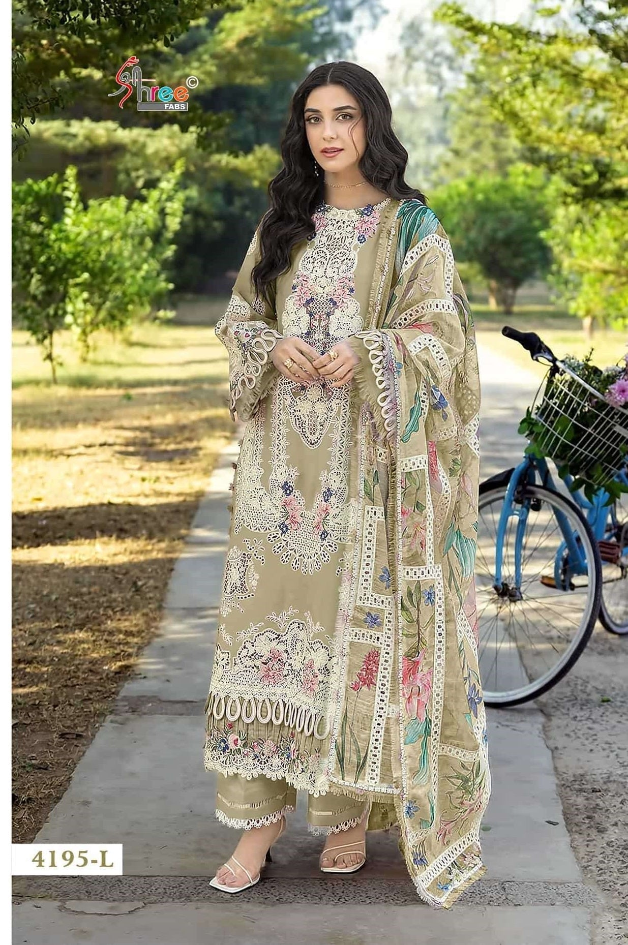 SHREE FAB Ombre Premium Vol-6 Cotton Embroidered Pakistani Suit - Amrah Wholesale