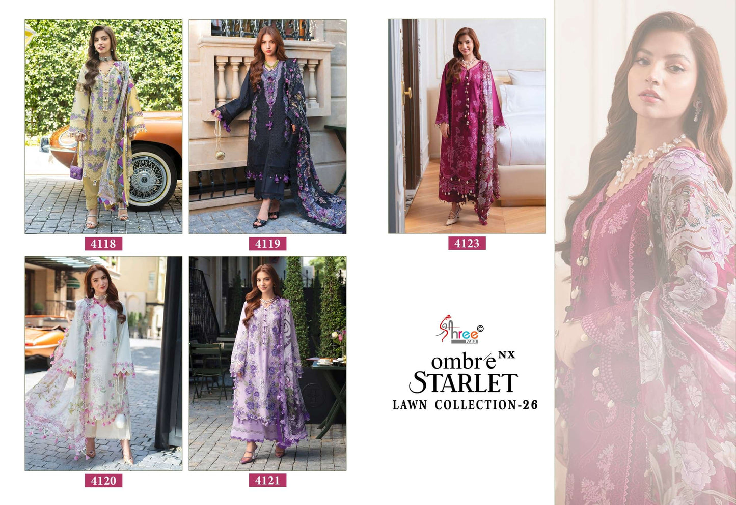 Shree Fab Ombre Starlet-26 Vol-01