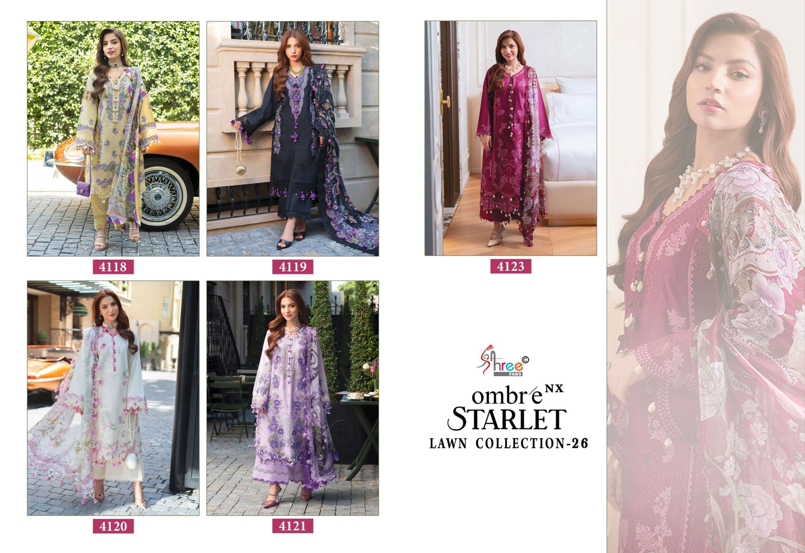 Shree Fab Ombre Starlet-26 Vol-01