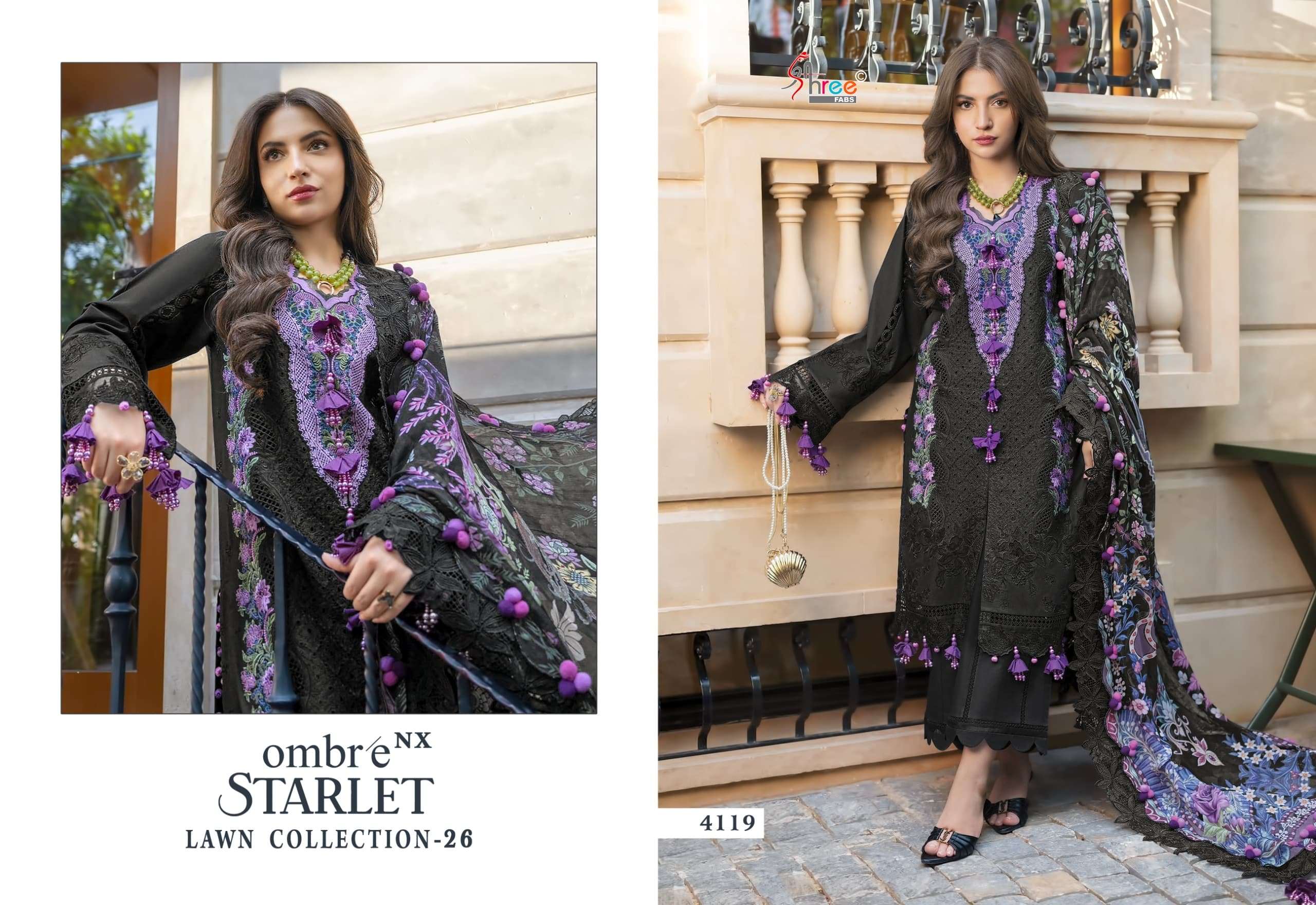 Shree Fab Ombre Starlet-26 Vol-01