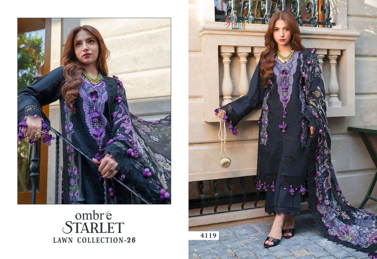 Shree Fab Ombre Starlet 4119 - Amrah Wholesale