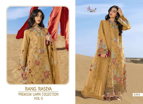 SHREE FAB Rangrasiya Lawn Collection Vol-5 Cotton Dress Material