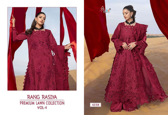 SHREE FAB RANGRASIYA VOL - 04 Cotton Pakistani Suit - Amrah Wholesale