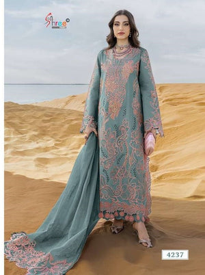 SHREE FAB RANGRASIYA VOL - 04 Cotton Pakistani Suit - Amrah Wholesale