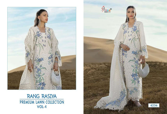 SHREE FAB RANGRASIYA VOL - 04 Cotton Pakistani Suit - Amrah Wholesale