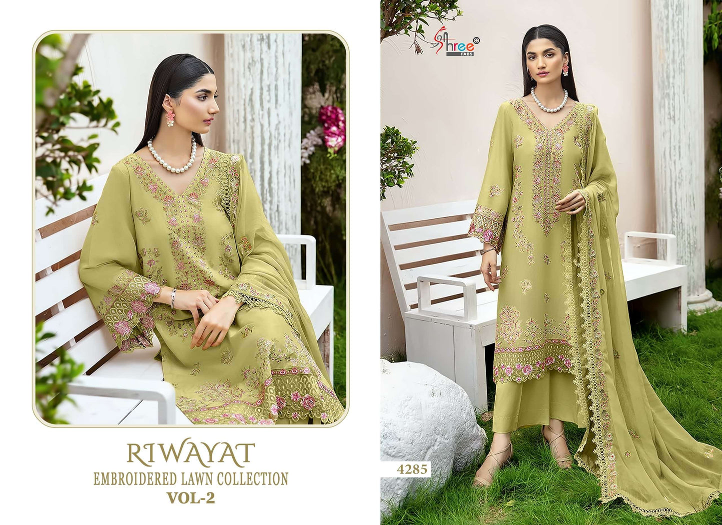 Shree Fab Riwayat Vol 02 Pakistani Suit - Amrah Wholesale