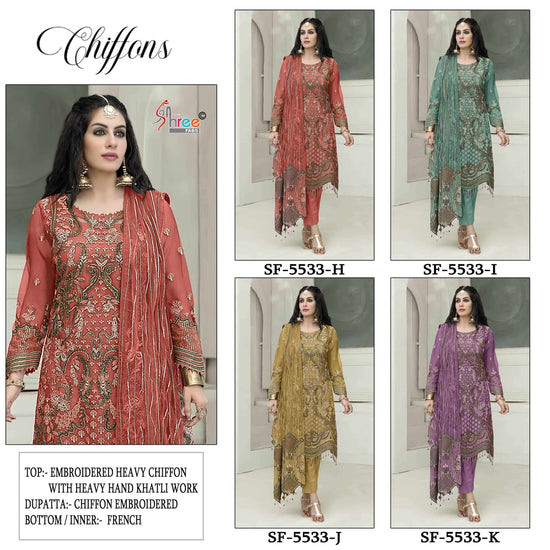 Shree Fab Sf - 5533 H To K - Amrah Wholesale