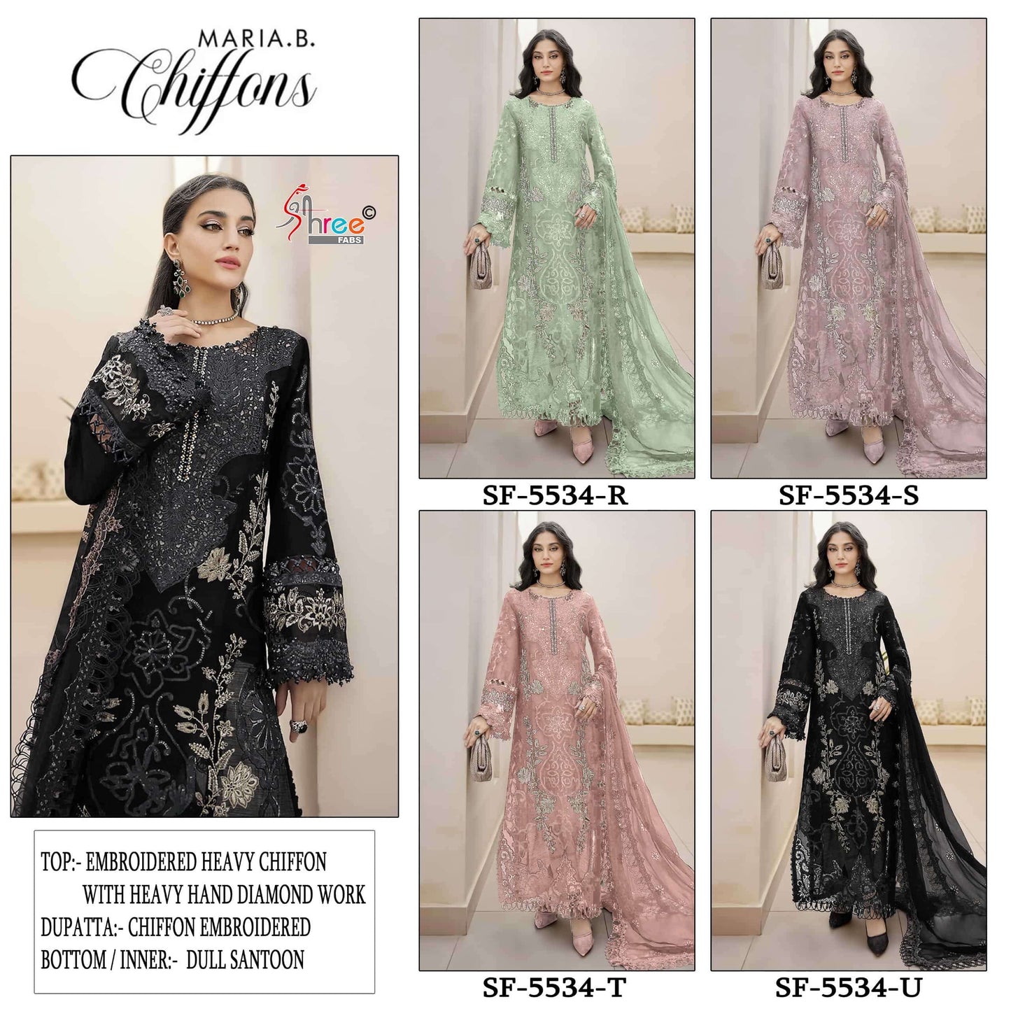 Shree Fab Sf - 5534 R To U - Amrah Wholesale