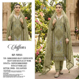 Shree Fab SF - 5551 A To D Series Pakistani Suit Wholesale Catalogue - Amrah Wholesale