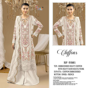 Shree Fab SF-5581 Pakistani Suit Wholesale Catalogue