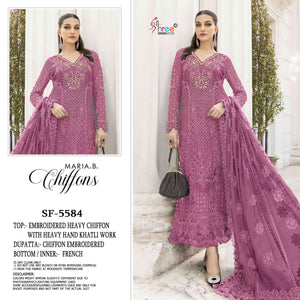 Shree Fab SF-5584 Chiffon Embroidered Pakistani Suit Set