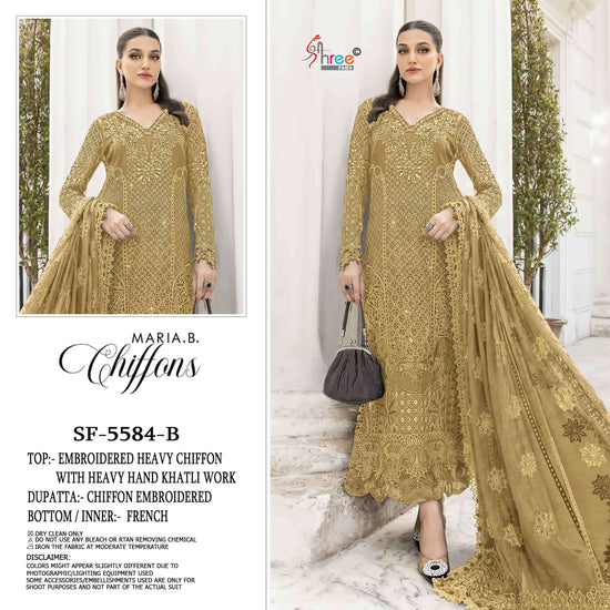 Shree Fab SF-5584 Chiffon Embroidered Pakistani Suit Set