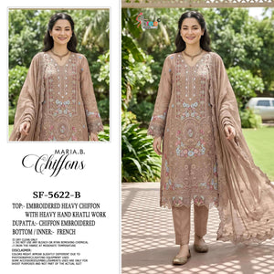 Shree Fab SF-5622 Chiffon Embroidered Pakistani Suit