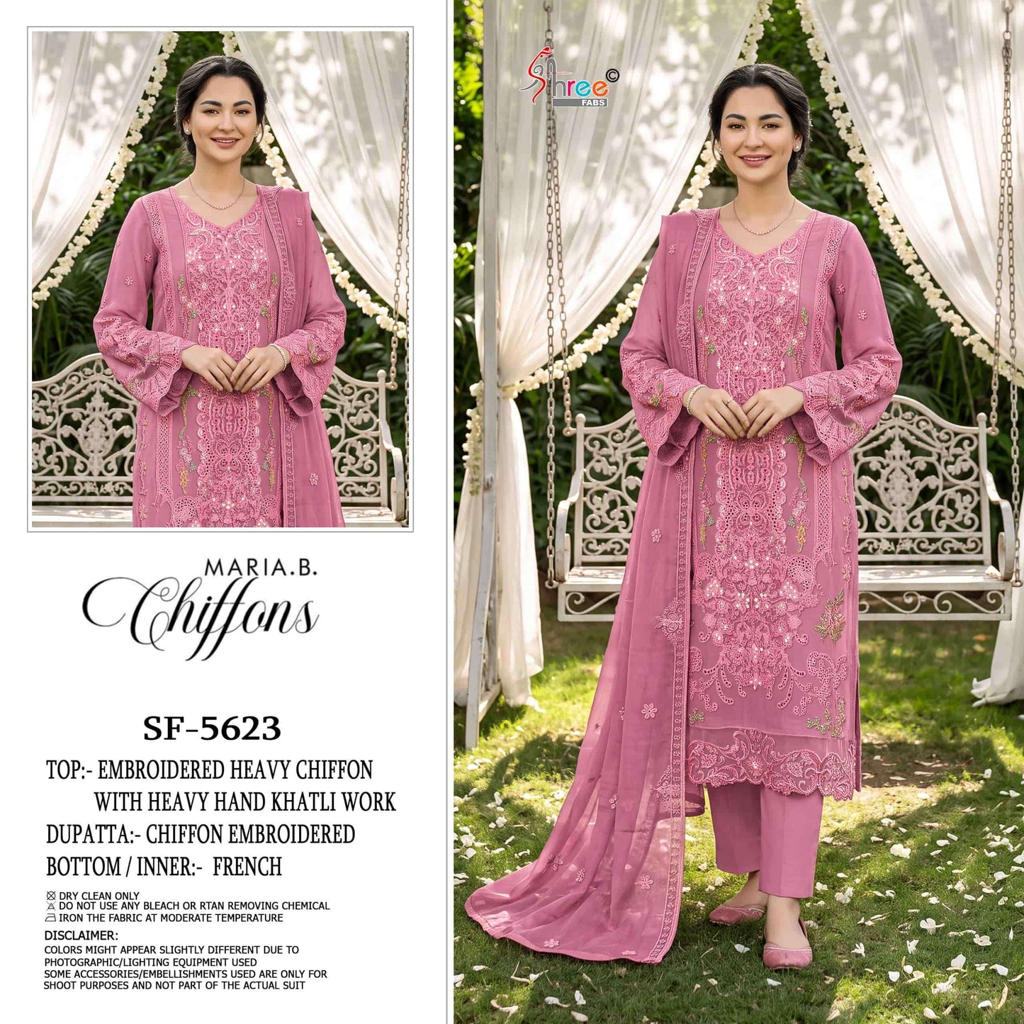 SHREE FAB SF-5623 Chiffon Embroidered Pakistani Suit