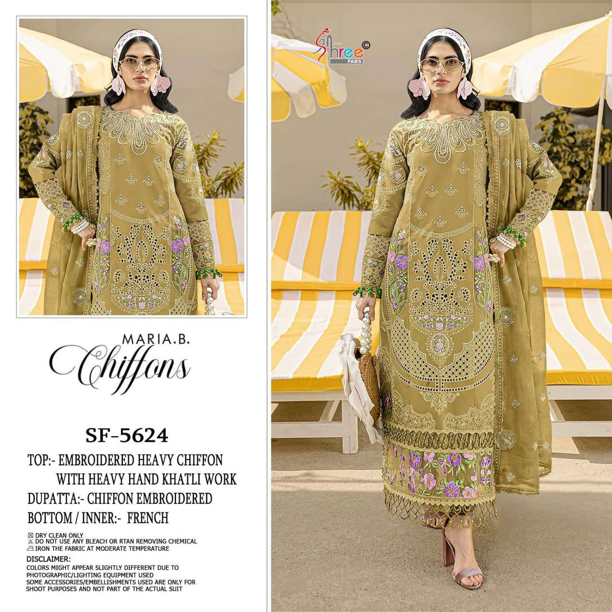 SHREE FAB SF-5624 Chiffon Pakistani Suit
