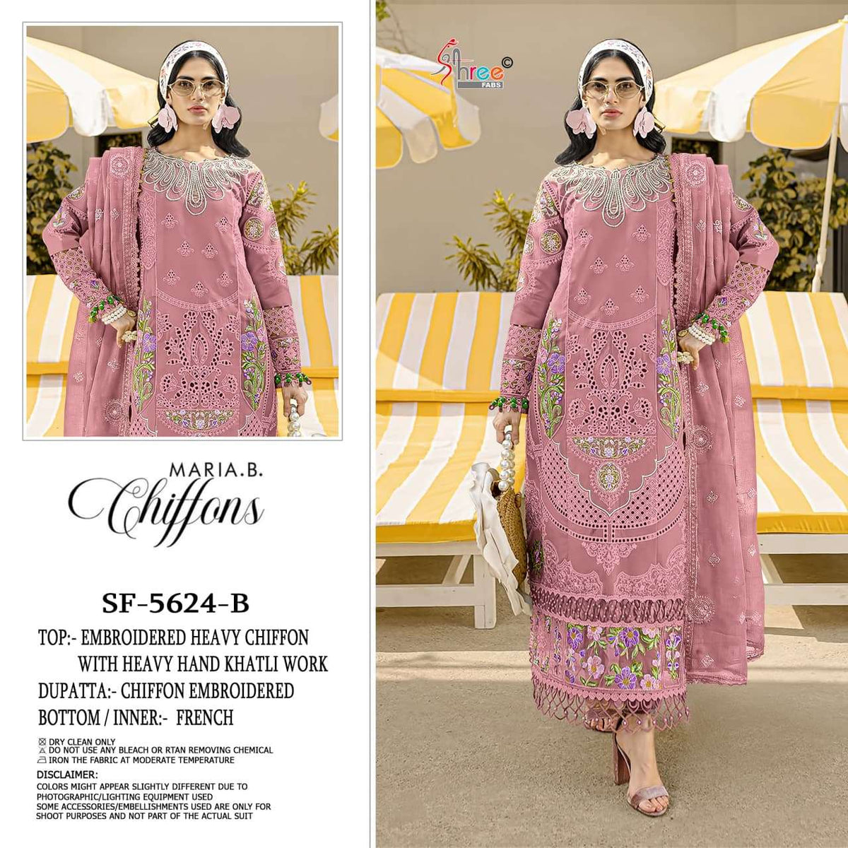 SHREE FAB SF-5624 Chiffon Pakistani Suit