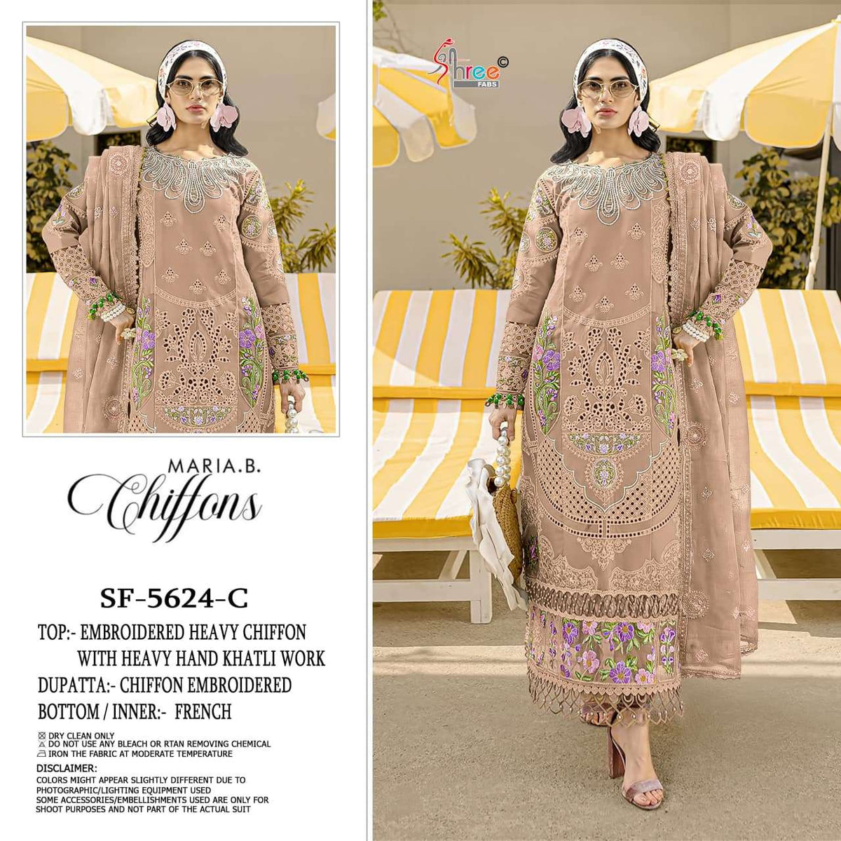 SHREE FAB SF-5624 Chiffon Pakistani Suit