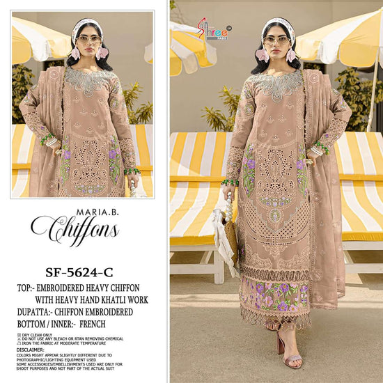 SHREE FAB SF-5624 Chiffon Pakistani Suit