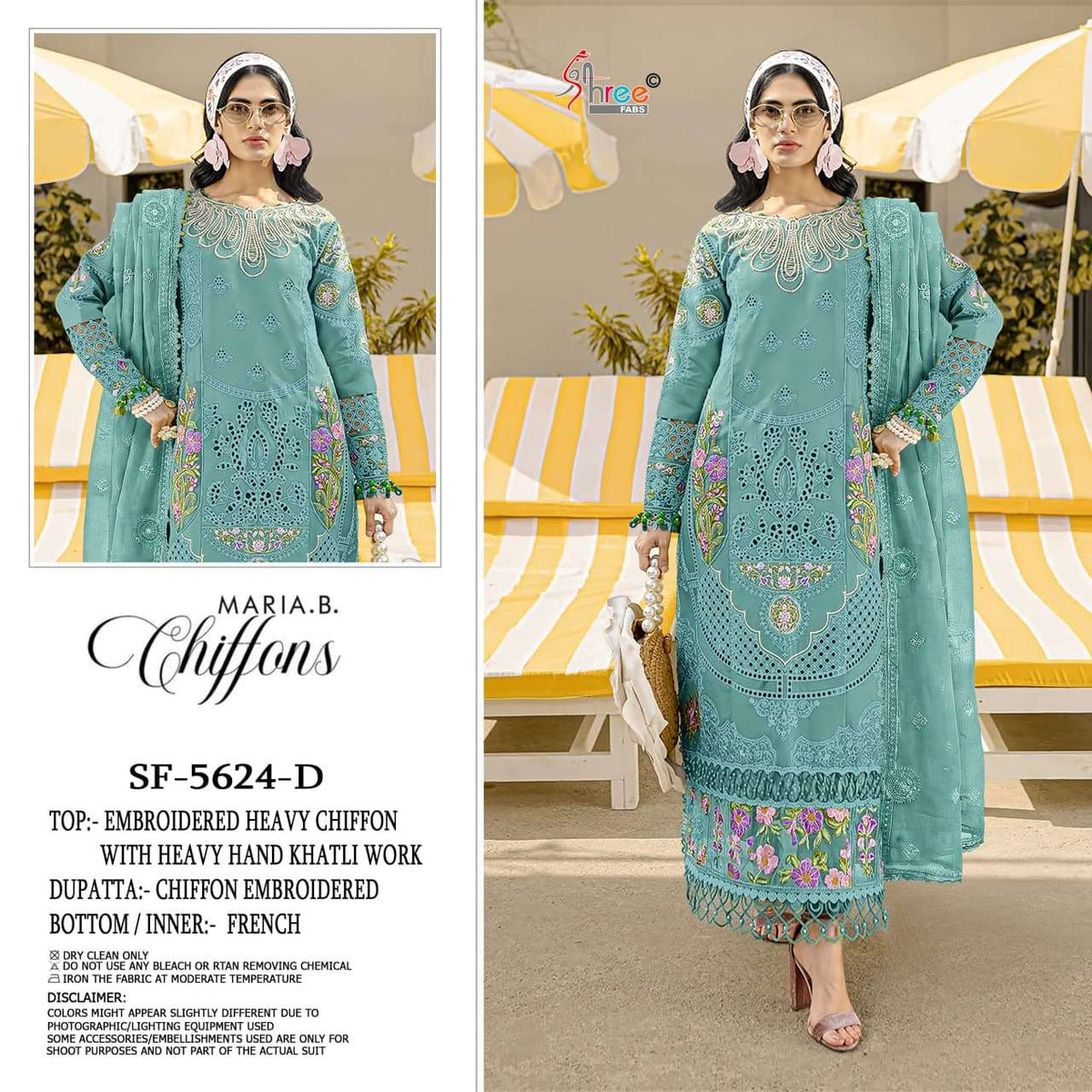 SHREE FAB SF-5624 Chiffon Pakistani Suit