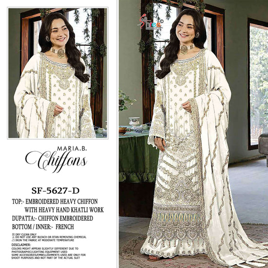 SHREE FAB SF-5627 Chiffon Embroidery Pakistani Suit
