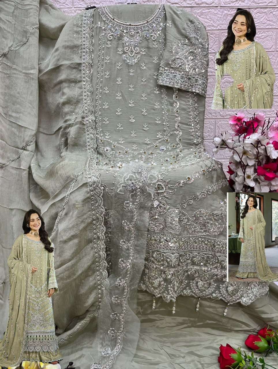 SHREE FAB SF-5627 Chiffon Embroidery Pakistani Suit