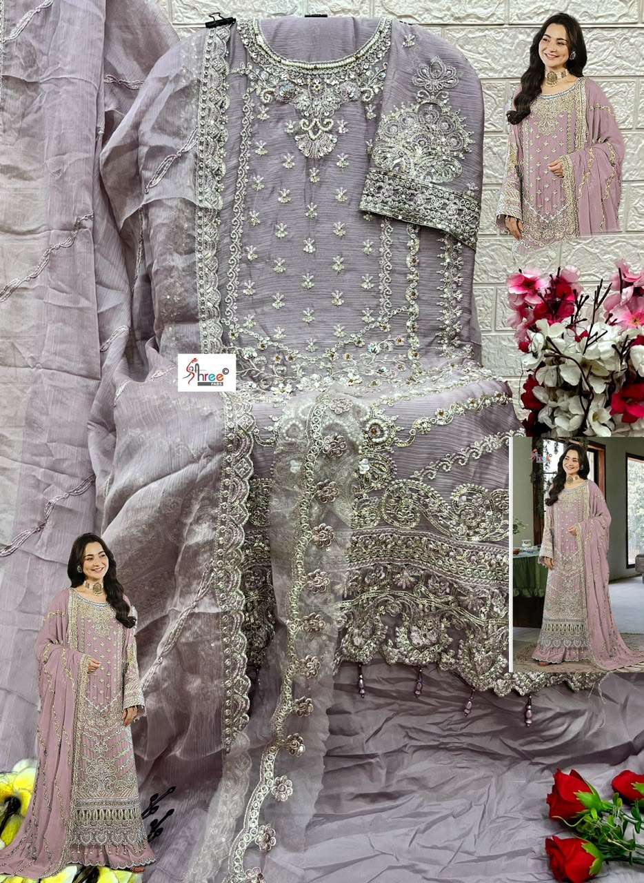 SHREE FAB SF-5627 Chiffon Embroidery Pakistani Suit