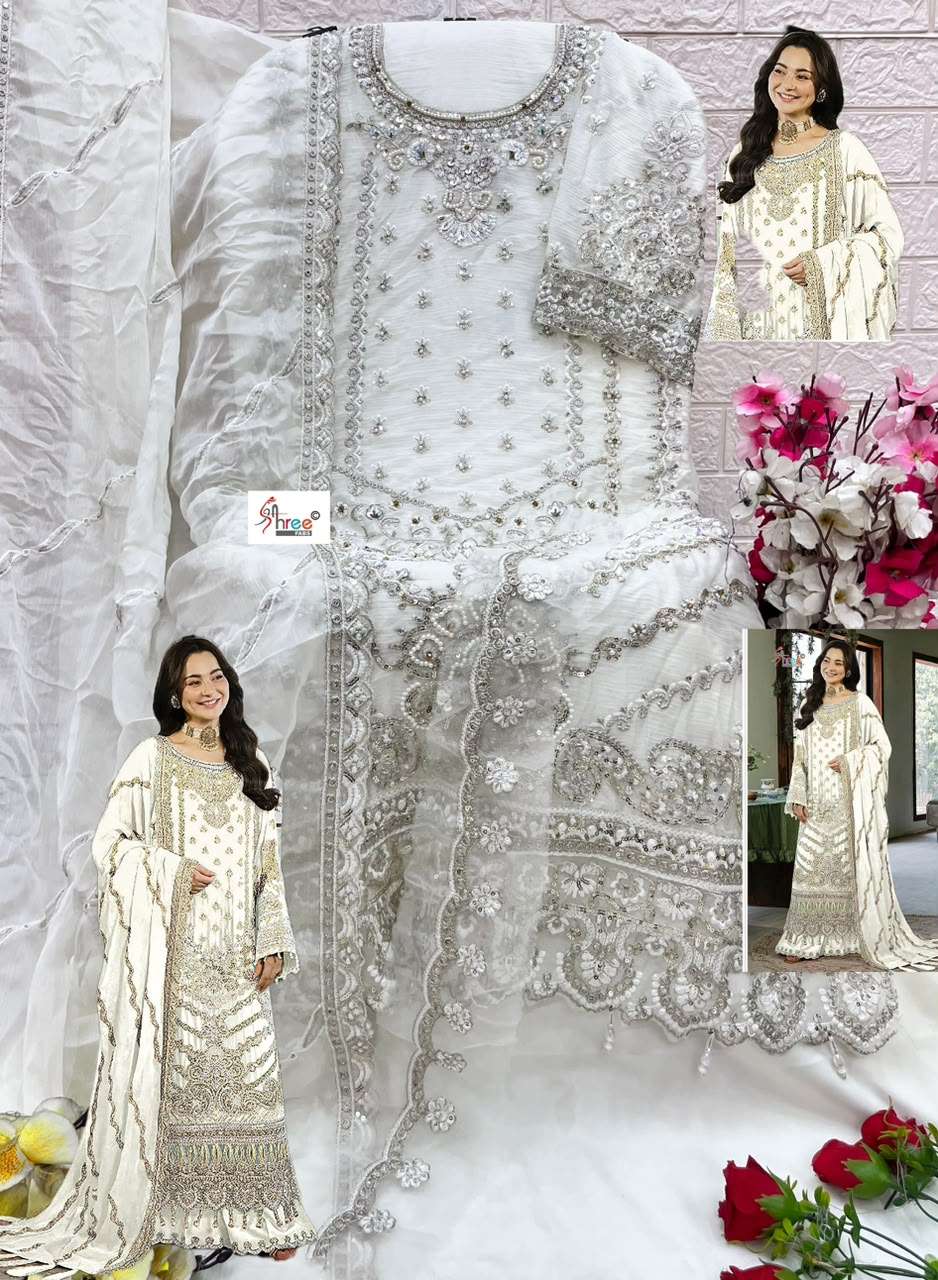 SHREE FAB SF-5627 Chiffon Embroidery Pakistani Suit