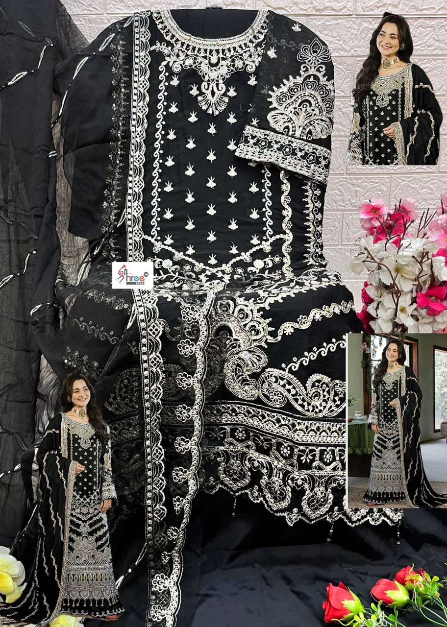 SHREE FAB SF-5627 Chiffon Embroidery Pakistani Suit