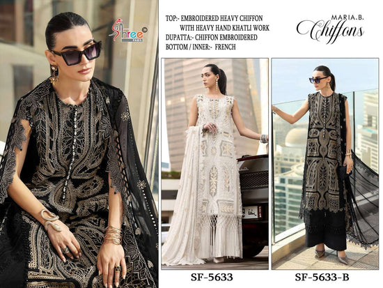 Shree Fab SF-5633 Chiffon Embroidered Pakistani Suit