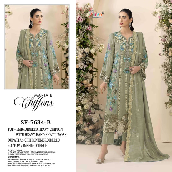 SHREE FAB SF-5634 Heavy Chiffon Embroidery Pakistani Suit