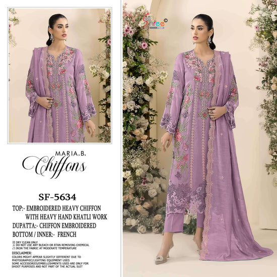 SHREE FAB SF-5634 Heavy Chiffon Embroidery Pakistani Suit