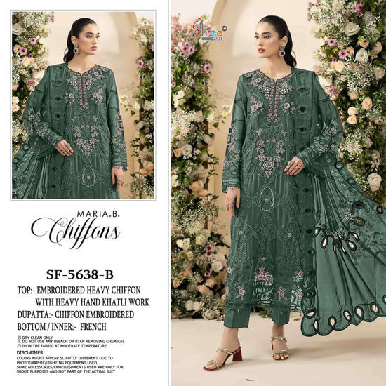 SHREE FAB SF-5638 Chiffon Pakistani Suit