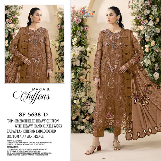 SHREE FAB SF-5638 Chiffon Pakistani Suit