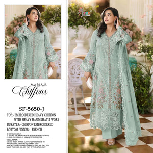 Shree Fab SF-5650 Chiffon Embroidered Pakistani Salwar Suit