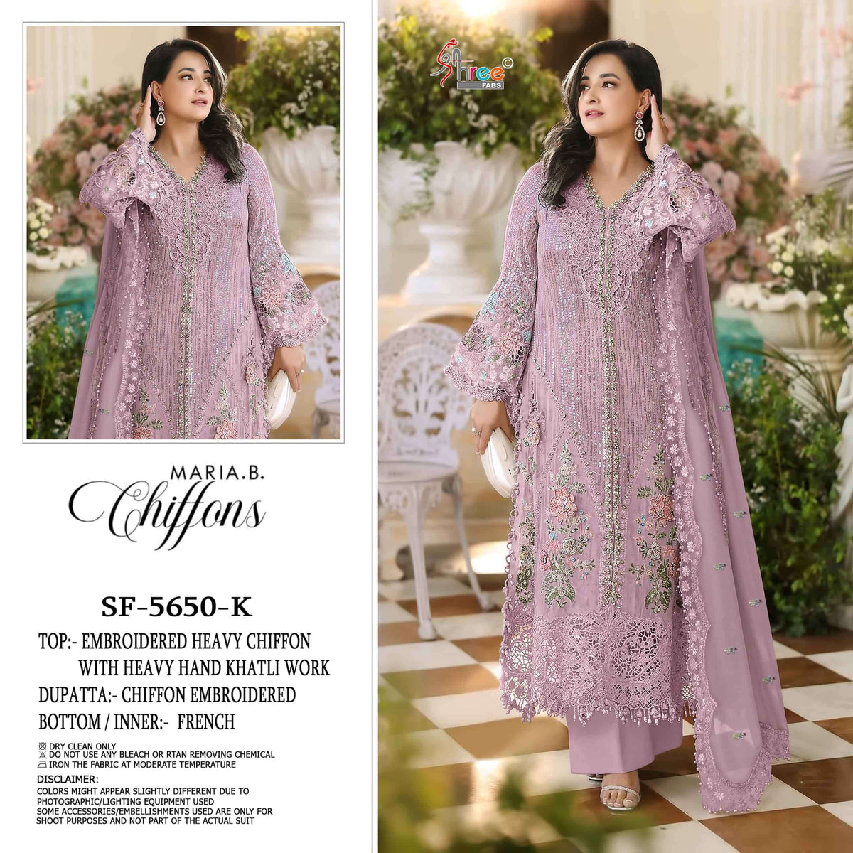Shree Fab SF-5650 Chiffon Embroidered Pakistani Salwar Suit