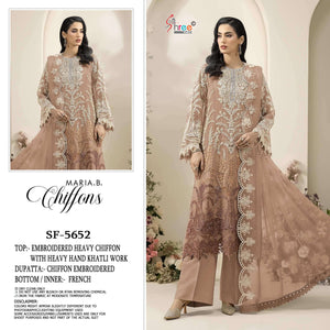 Shree Fab SF-5652 Chiffon Embroidered Pakistani Suit