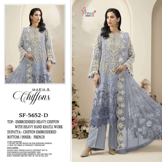 Shree Fab SF-5652 Chiffon Embroidered Pakistani Suit