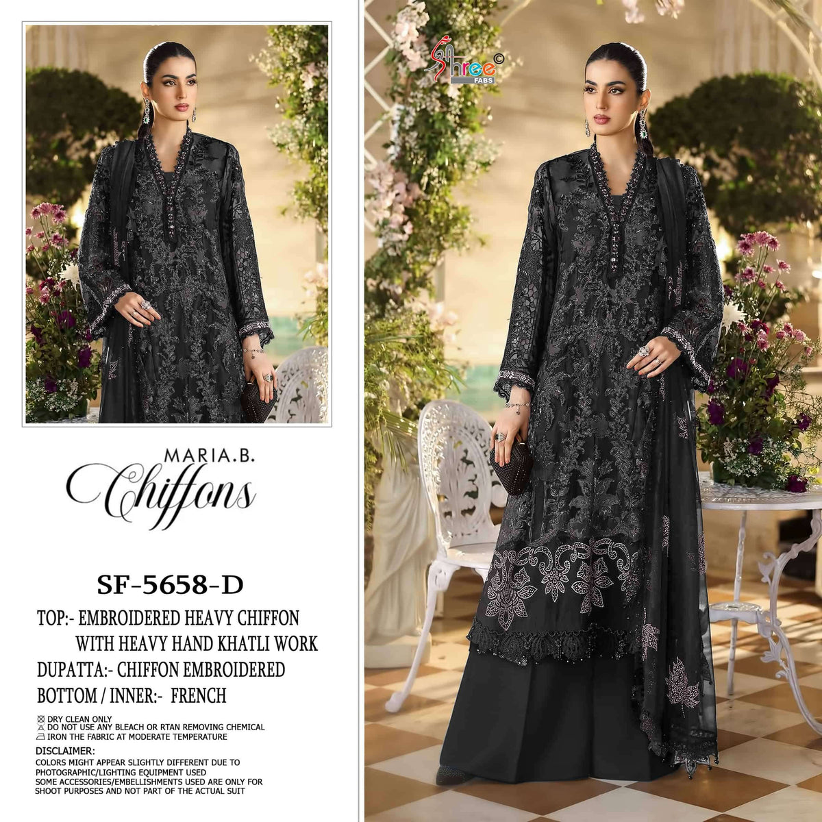 Shree Fab SF-5658 Chiffon Embroidered Pakistani Suit Set
