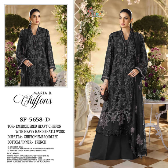Shree Fab SF-5658 Chiffon Embroidered Pakistani Suit Set