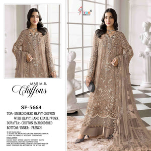 Shree Fab SF-5664 Chiffon Embroidered Moti Work Pakistani Salwar Suit