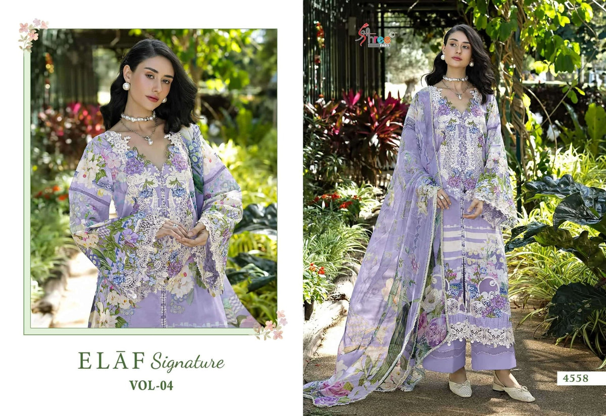 Shree Fab Signature Vol-4 Cotton Printed Pakistani Suit - Amrah Wholesale
