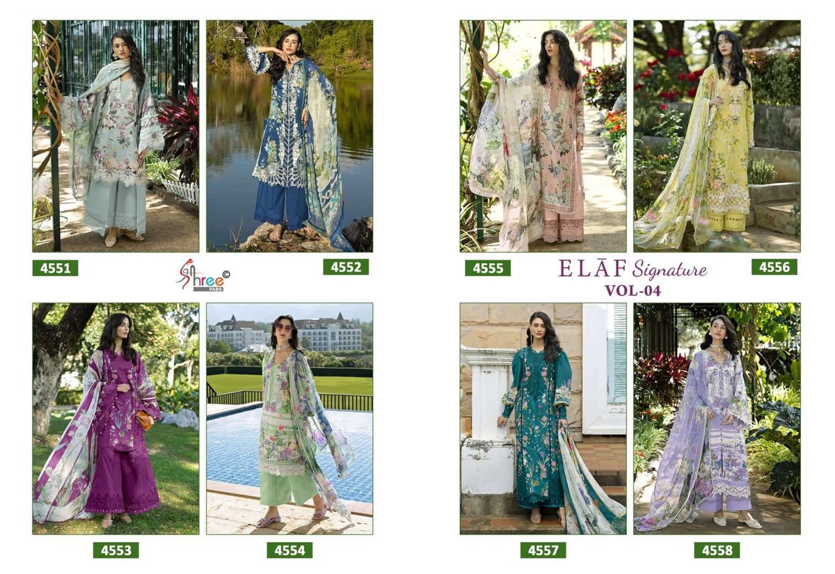 Shree Fab Signature Vol-4 Cotton Printed Pakistani Suit - Amrah Wholesale