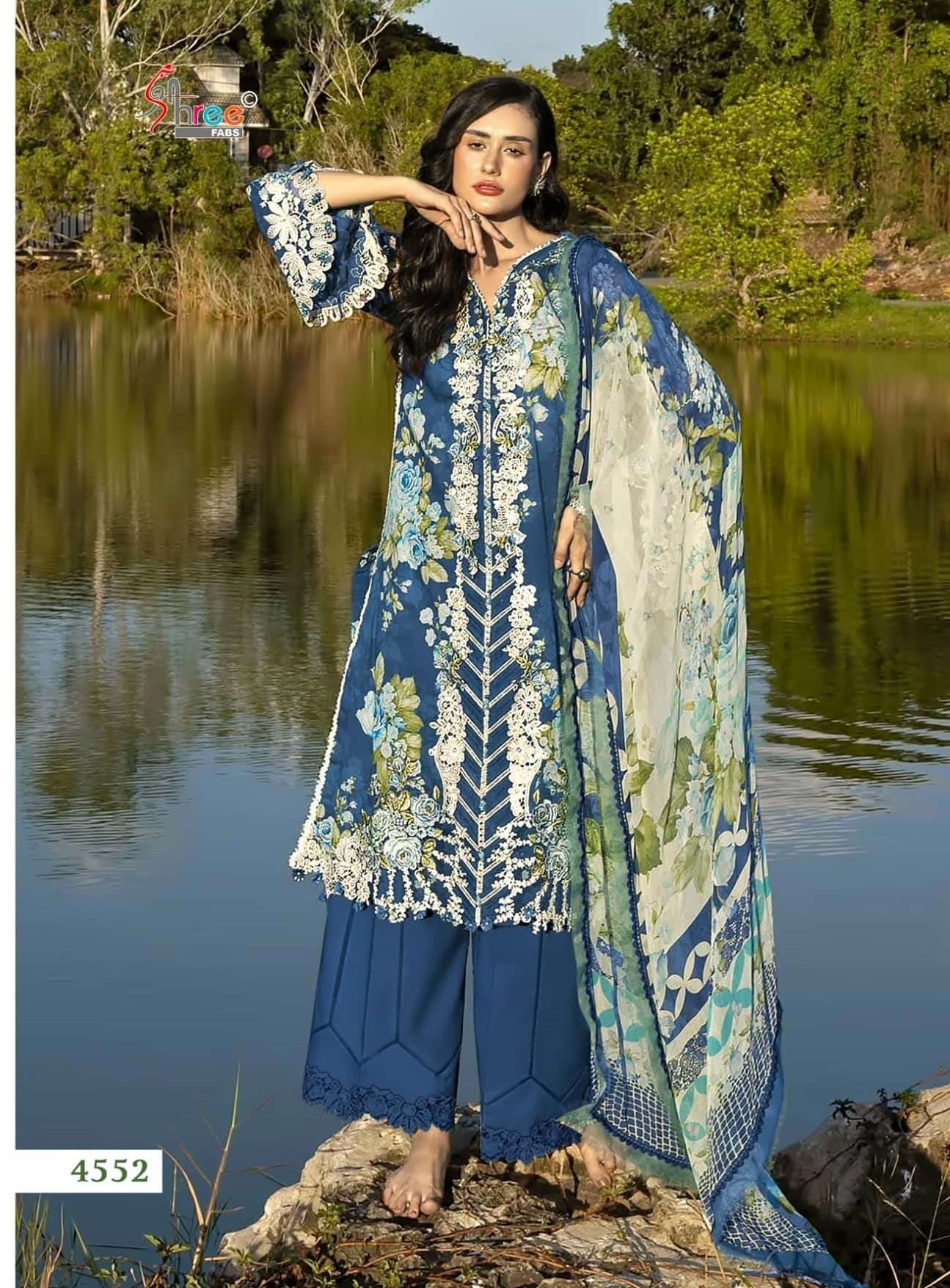 Shree Fab Signature Vol-4 Cotton Printed Pakistani Suit